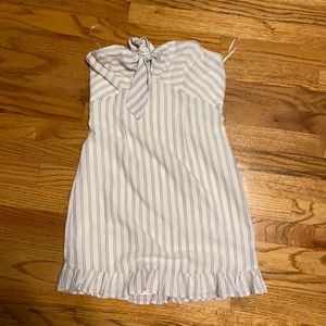 Striped, strapless dress, American Eagle, Size S